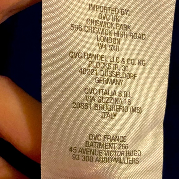 NWOT💙Rich Royal Blue Cold Shoulder Blouse - Picture 12 of 15